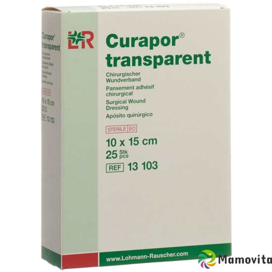 Curapor Wundverband 10x15cm Transparent 25 Beutel buy online