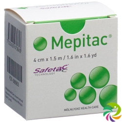 Mepitac Safetac fixation bandage 1.5mx4cm silicone