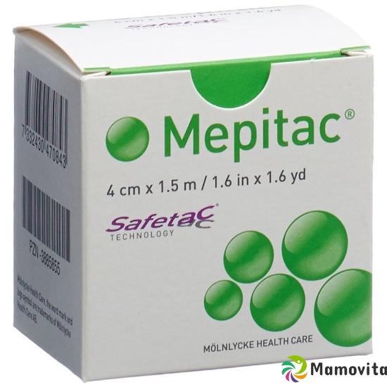 Mepitac Safetac fixation bandage 1.5mx4cm silicone buy online