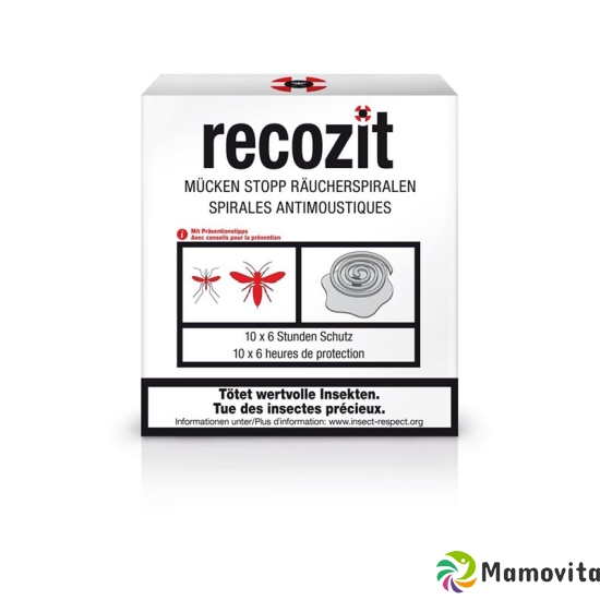 Recozit Mücken Stopp Räucherspirale 5x 2 Stück buy online