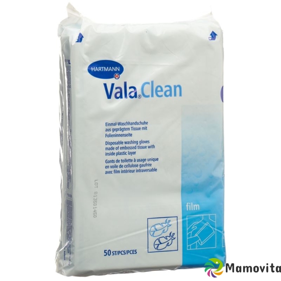 Valaclean Film Einm Waschhandschuhe 50 Stück buy online