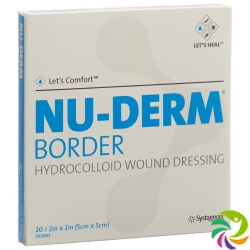 Let’s Comfort Nu-Derm Border Hydrokolloidverband 5x5cm 20 Stück