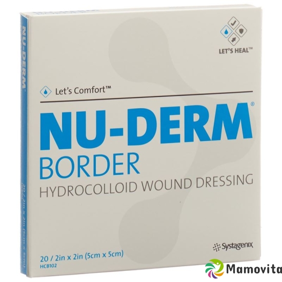 Let’s Comfort Nu-Derm Border Hydrokolloidverband 5x5cm 20 Stück buy online