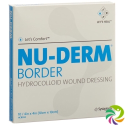 Let’s Comfort Nu-Derm Border Hydrokolloidverband 10x10cm 10 Stück