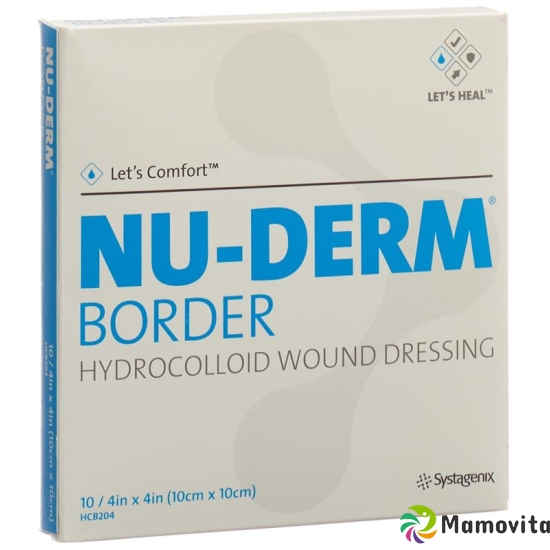 Let’s Comfort Nu-Derm Border Hydrokolloidverband 10x10cm 10 Stück buy online