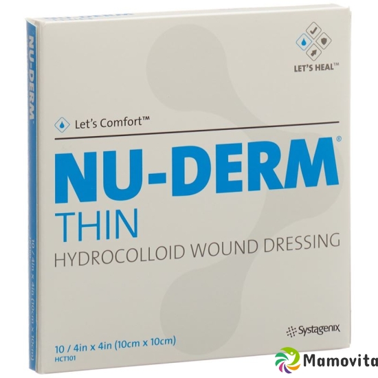 Let’s Comfort Nu-Derm Thin Hydrokolloidverband 10x10cm 10 Stück buy online