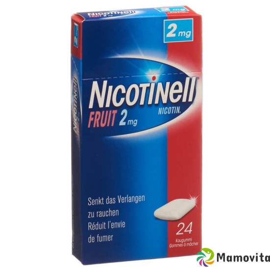 Nicotinell Fruit 2mg 24 Kaugummi buy online