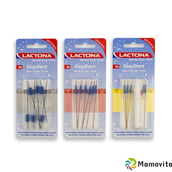 Lactona Easy Dent A 2.5-5mm Gelb mit Halter 6 Stück buy online