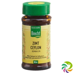 Brecht Zimt Ceylon Gemahlen Bio Glas 30g