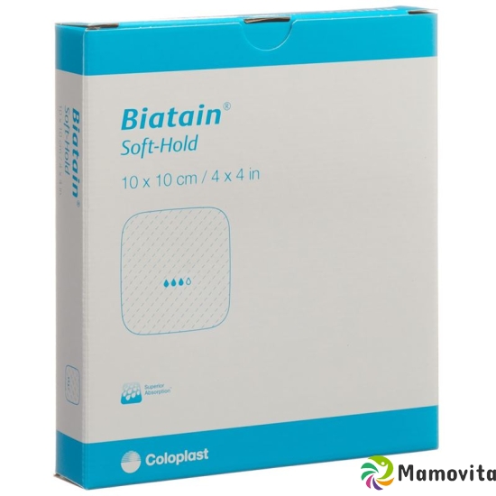 Biatain Soft Hold Schaumverband 10x10cm 5 Stück buy online