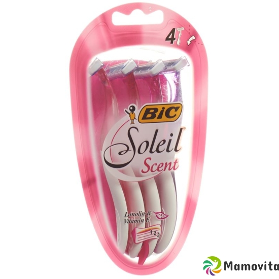 Bic Soleil Scent Frauenrasierer Dreiklingen 4 Stück buy online