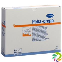 Peha Crepp S Kreppbinde 4mx4cm Weiss 20 Stück