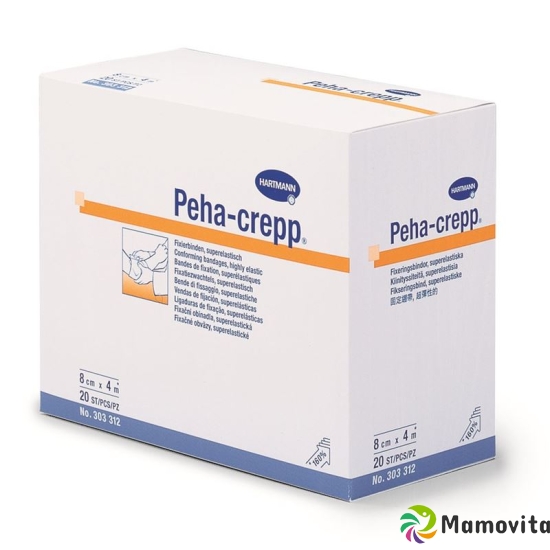 Peha Crepp S Kreppbinde 4mx6cm Weiss 20 Stück buy online