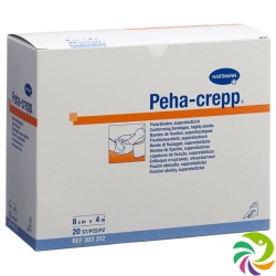 Peha Crepp S Kreppbinde 4mx8cm Weiss 20 Stück