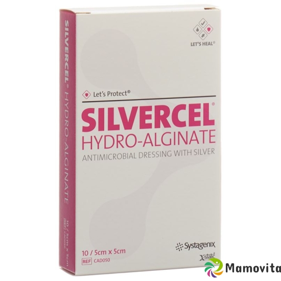 Let’s Protect Silvercel Hydroalginat Wundverband 5x5cm 10 Stück buy online