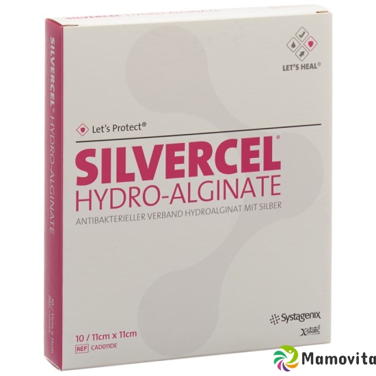 Let’s Protect Silvercel Hydroalginat Wundverband 11x11cm 10 Stück buy online