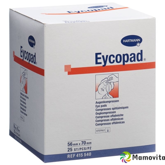 Eycopad Augenkompressen 70x56mm Steril 25 Stück buy online