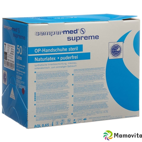 Sempermed Supreme surgical gloves 6 sterile 50 pairs buy online