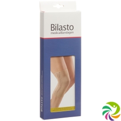 Bilasto Kniebandage mit 2 Spiralfedern Grösse S Beige