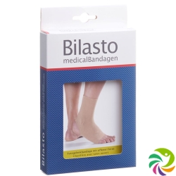 Bilasto Fussgelenkbandage Ferse Offen Grösse S Beige