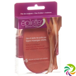 Epilette hair remover sheet