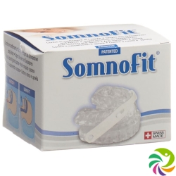 Somnofit jaw orthosis for snoring and apnea