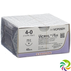 Vicryl Plus 45cm Ungefaerbt 4-0 Fs-2s 36 Stück