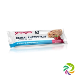 Sponser Energy Plus Bar Cranberry 40g