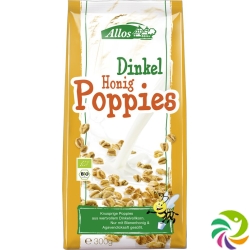 Allos Dinkel Honig Poppies Bio Beutel 300g