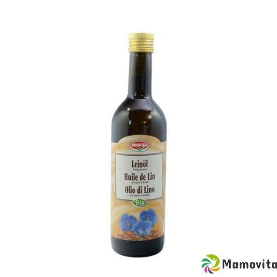 Morga Bio Leinöl Kaltgepresst Flasche 5dl buy online