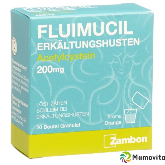 Fluimucil 200mg 20 Beutel buy online