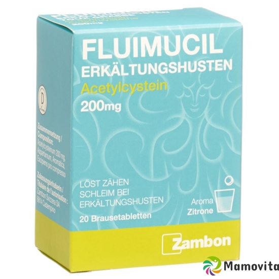 Fluimucil 200mg 20 Brausetabletten buy online