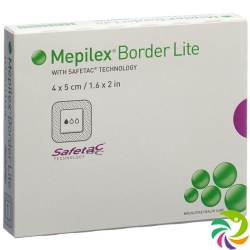 Mepilex Border Lite Silikonschaumv 4x5cm 10 Stück