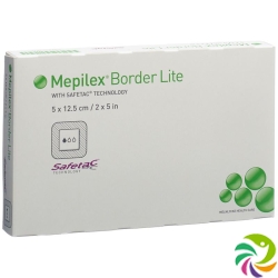 Mepilex Border Lite Silkonschaumve 5x12.5cm 5 Stück