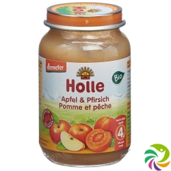 Holle Peach & Apple from the 4th month organic 190g