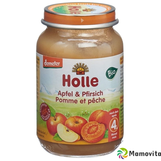 Holle Peach & Apple from the 4th month organic 190g buy online