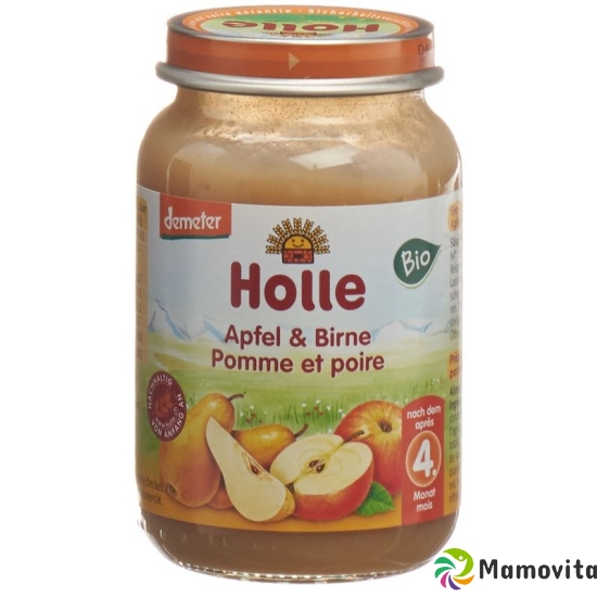 Holle Apple & Pear from the 4th month Organic 190g buy online