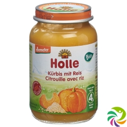 Holle Pumpkin with Rice from the 4th month organic 190g