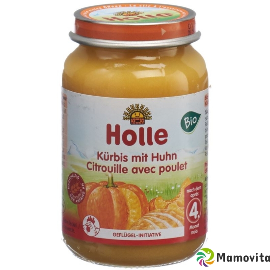 Holle Pumpkin with Chicken from the 4th month Organic 190g buy online