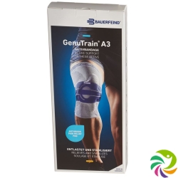 Bauerfeind GenuTrain A3 Aktivbandage Knie Grösse 1 Rechts Titan