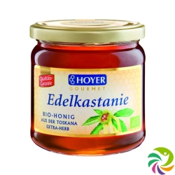 Hoyer Edelkastanienhonig Toskana Bio Glas 500g