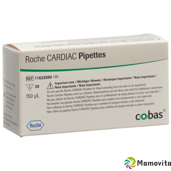 Cardiac pipettes 150 mcl 20 pcs buy online