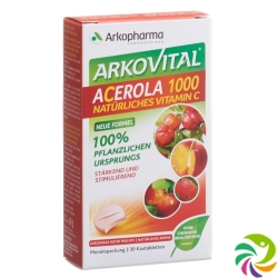 Acerola 1000 Kautabletten 30 Stück