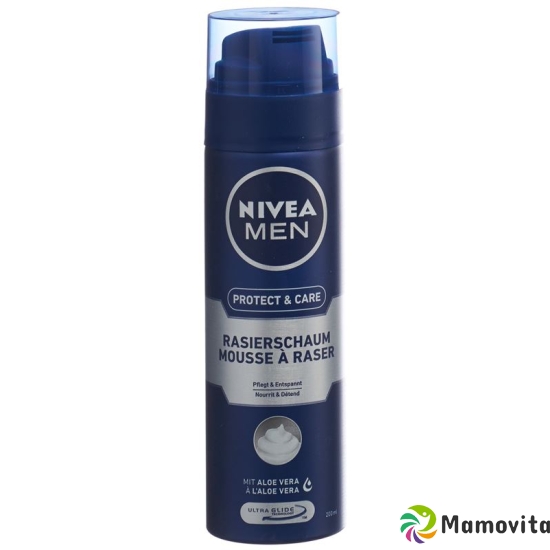 Nivea Men Protect&care Rasierschaum Neu 200ml buy online