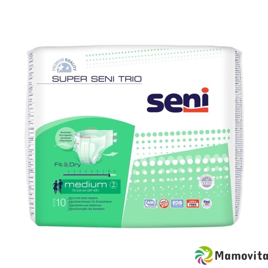 Super Seni Trio Inkontinenz Einl M 10 Stück buy online