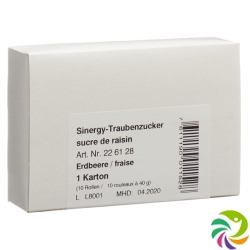 Sinergy Traubenzucker Erdbeere 40g