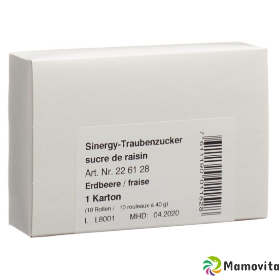 Sinergy Traubenzucker Erdbeere 40g buy online