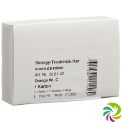 Sinergy Traubenzucker Orange Vitamin C 40g