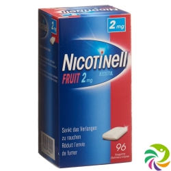 Nicotinell Fruit 2mg 96 Kaugummi