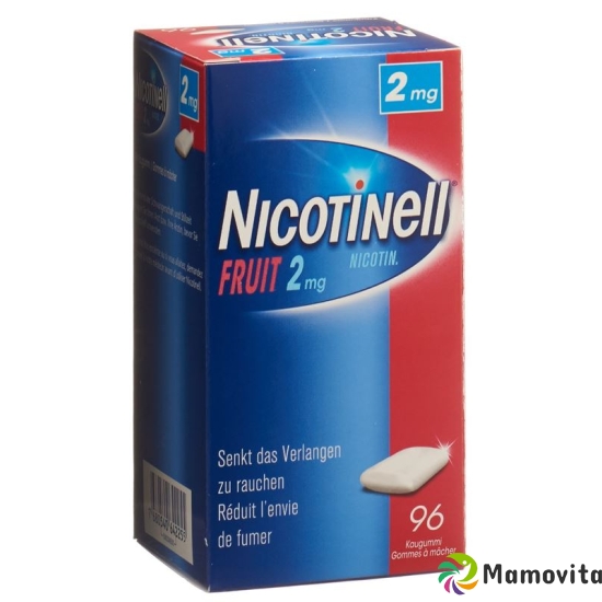 Nicotinell Fruit 2mg 96 Kaugummi buy online